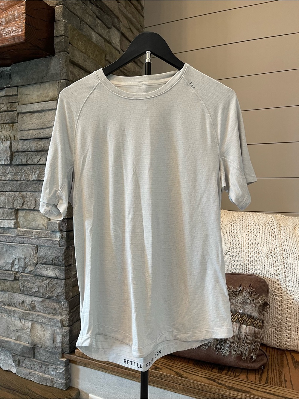 Lululemon Better Every Day Training Tee Light Gray Men’s Medium